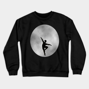 Plus size ballerina full moon Crewneck Sweatshirt